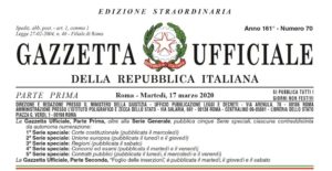 I contributi di sostegno nell’ultimo decreto “Cura italia”